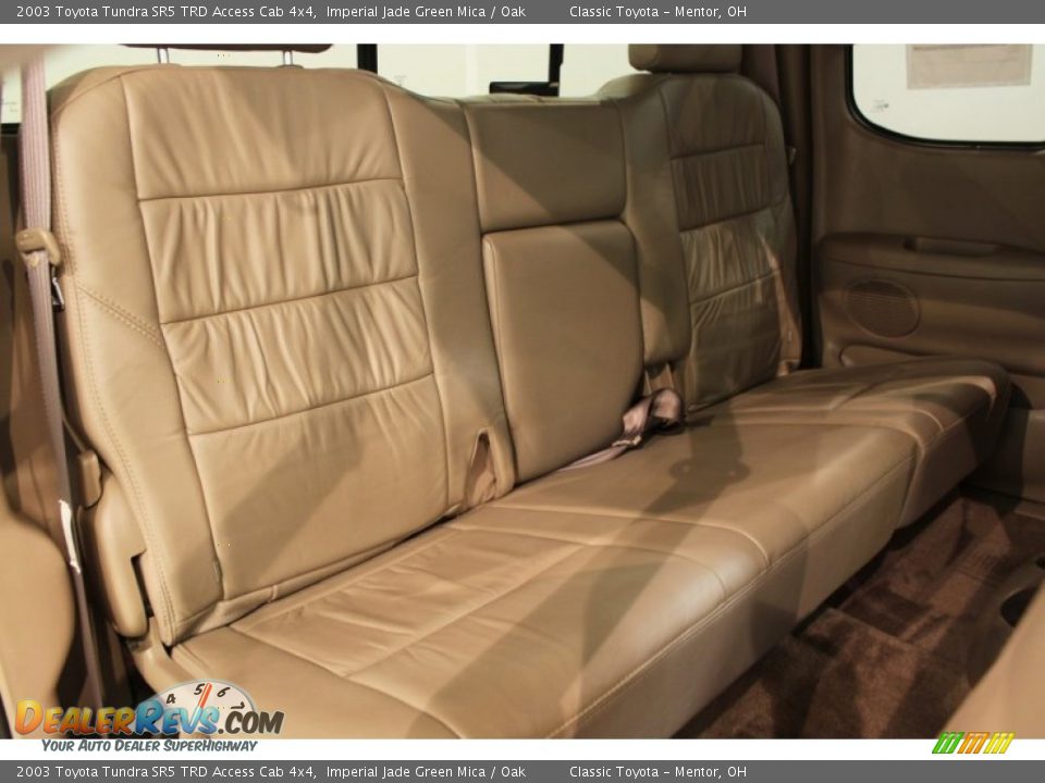 2003 Toyota Tundra SR5 TRD Access Cab 4x4 Imperial Jade Green Mica / Oak Photo #12