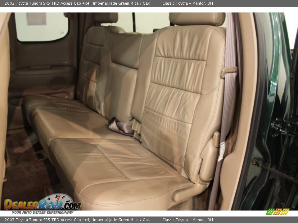 2003 Toyota Tundra SR5 TRD Access Cab 4x4 Imperial Jade Green Mica / Oak Photo #13