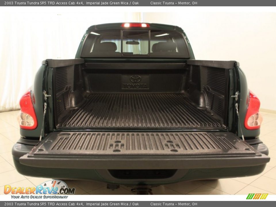 2003 Toyota Tundra SR5 TRD Access Cab 4x4 Imperial Jade Green Mica / Oak Photo #16