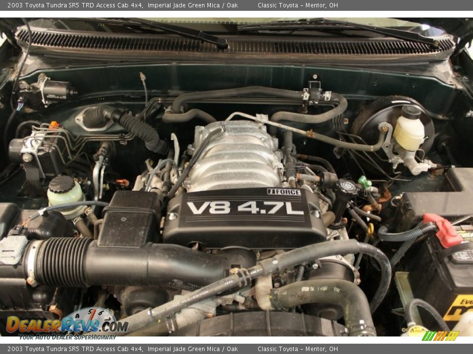 2003 Toyota Tundra SR5 TRD Access Cab 4x4 4.7 Liter DOHC 32-Valve V8 Engine Photo #17