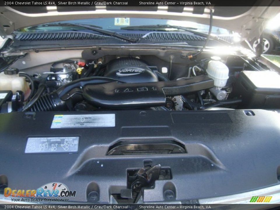 2004 Chevrolet Tahoe LS 4x4 Silver Birch Metallic / Gray/Dark Charcoal Photo #24