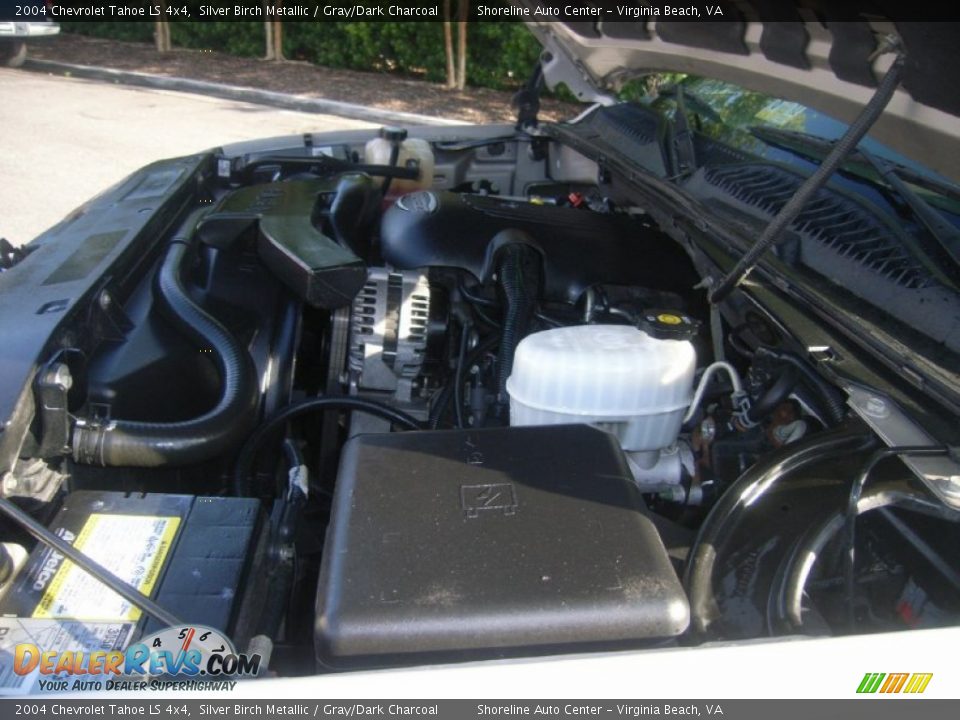 2004 Chevrolet Tahoe LS 4x4 Silver Birch Metallic / Gray/Dark Charcoal Photo #25
