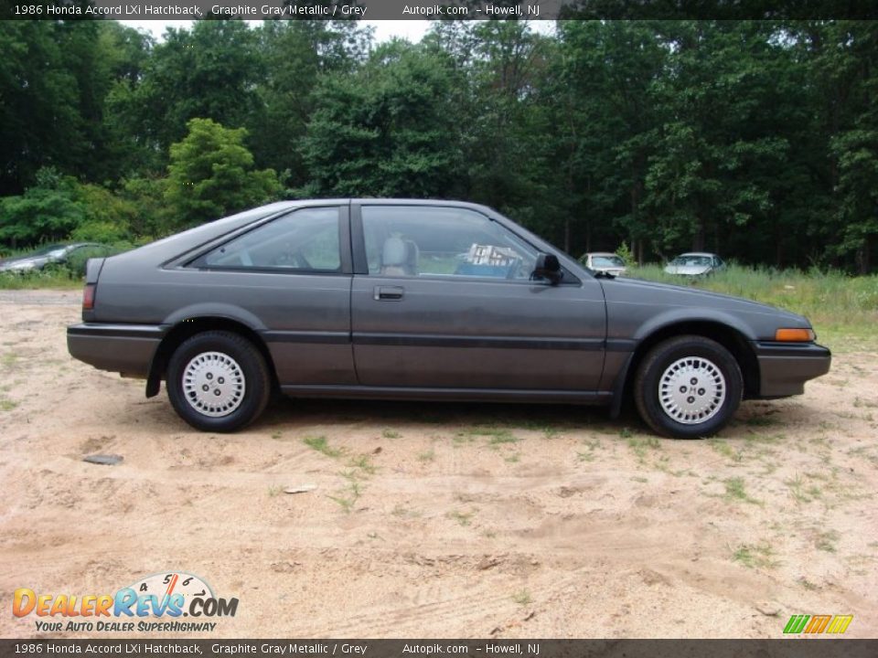 Graphite Gray Metallic 1986 Honda Accord LXi Hatchback Photo #4