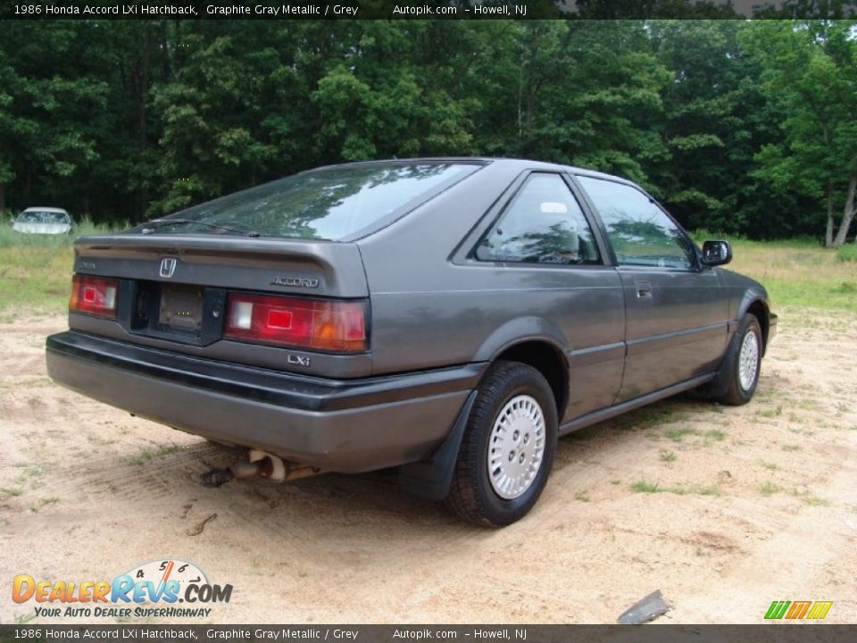 Graphite Gray Metallic 1986 Honda Accord LXi Hatchback Photo #5