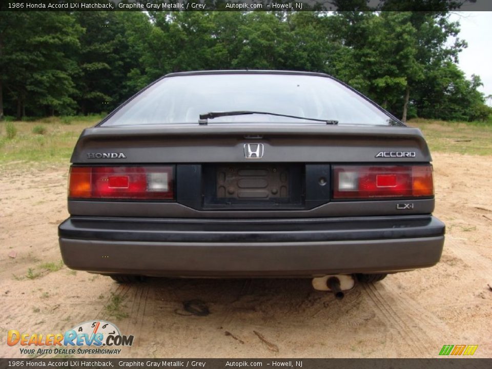 Graphite Gray Metallic 1986 Honda Accord LXi Hatchback Photo #6