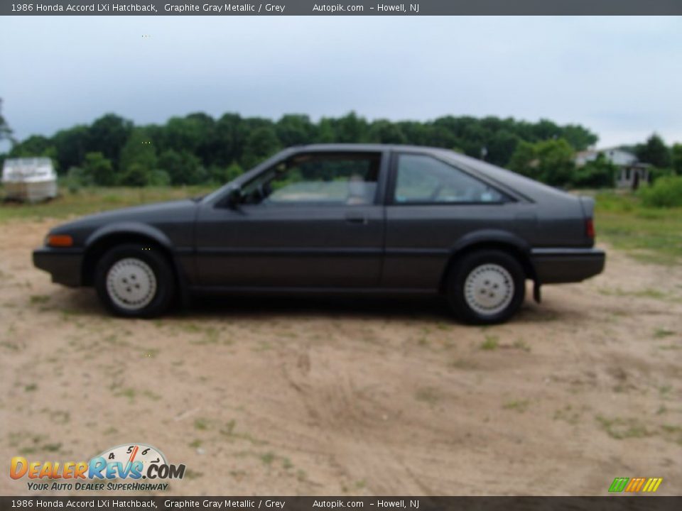 1986 Honda Accord LXi Hatchback Graphite Gray Metallic / Grey Photo #8