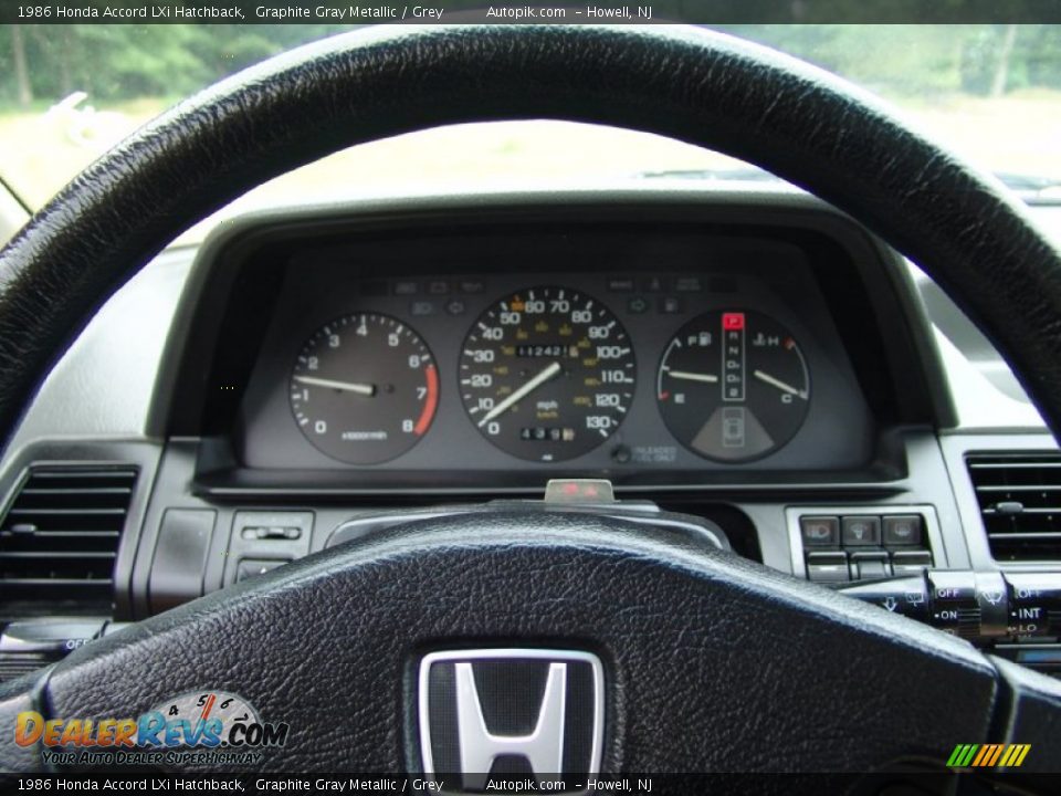 1986 Honda Accord LXi Hatchback Gauges Photo #16