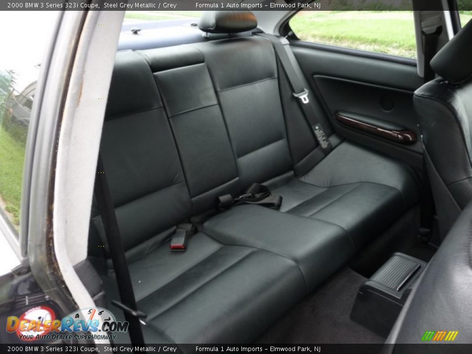 2000 BMW 3 Series 323i Coupe Steel Grey Metallic / Grey Photo #7
