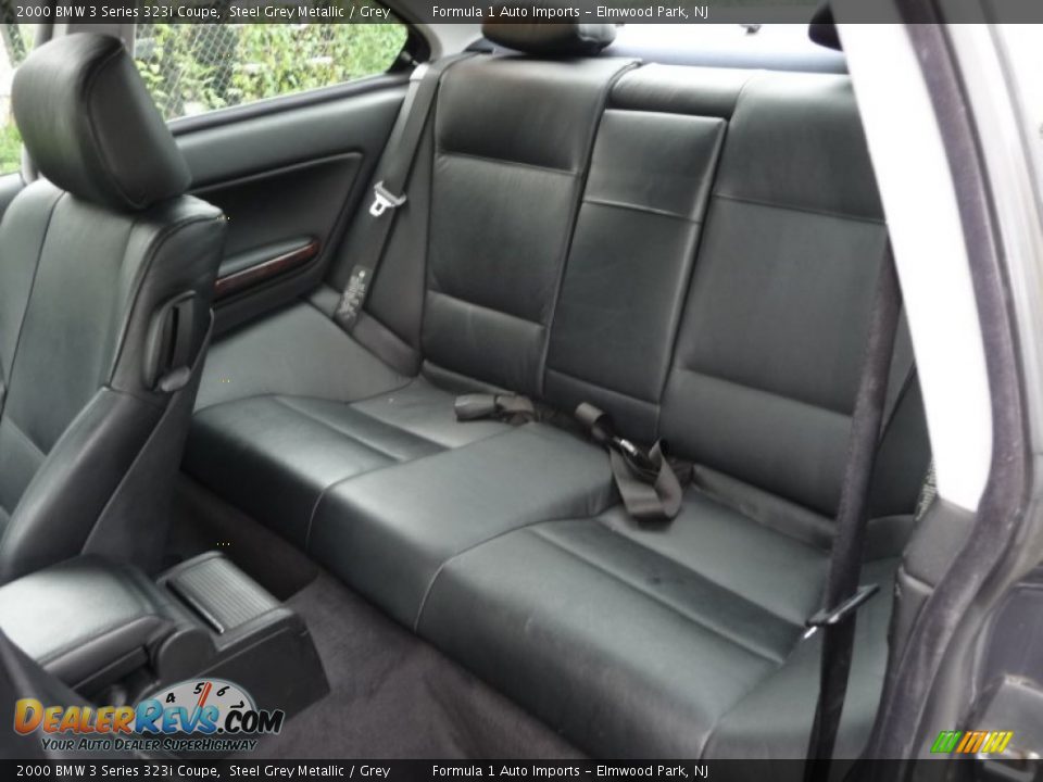 2000 BMW 3 Series 323i Coupe Steel Grey Metallic / Grey Photo #8