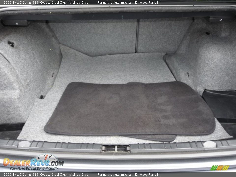 2000 BMW 3 Series 323i Coupe Steel Grey Metallic / Grey Photo #11