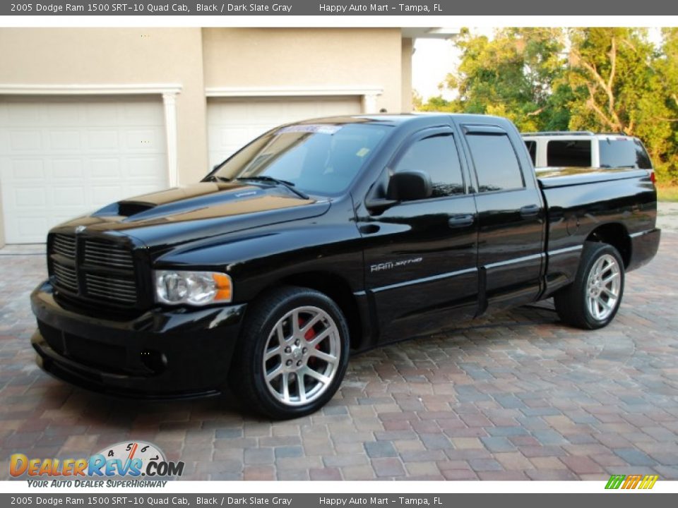 Black 2005 Dodge Ram 1500 SRT-10 Quad Cab Photo #2