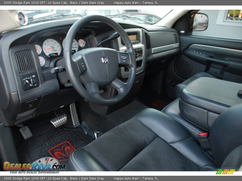 Dark Slate Gray Interior - 2005 Dodge Ram 1500 SRT-10 Quad Cab Photo #7