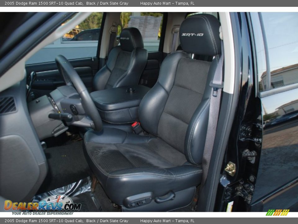 Dark Slate Gray Interior - 2005 Dodge Ram 1500 SRT-10 Quad Cab Photo #8