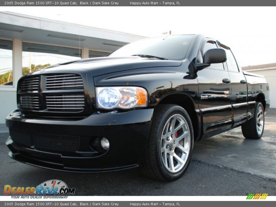 Front 3/4 View of 2005 Dodge Ram 1500 SRT-10 Quad Cab Photo #12