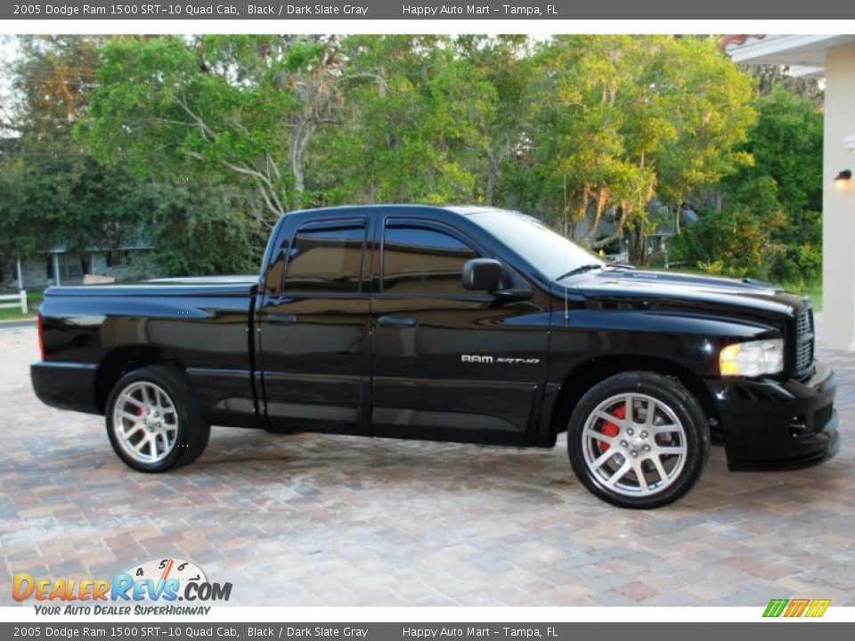 Black 2005 Dodge Ram 1500 SRT-10 Quad Cab Photo #14