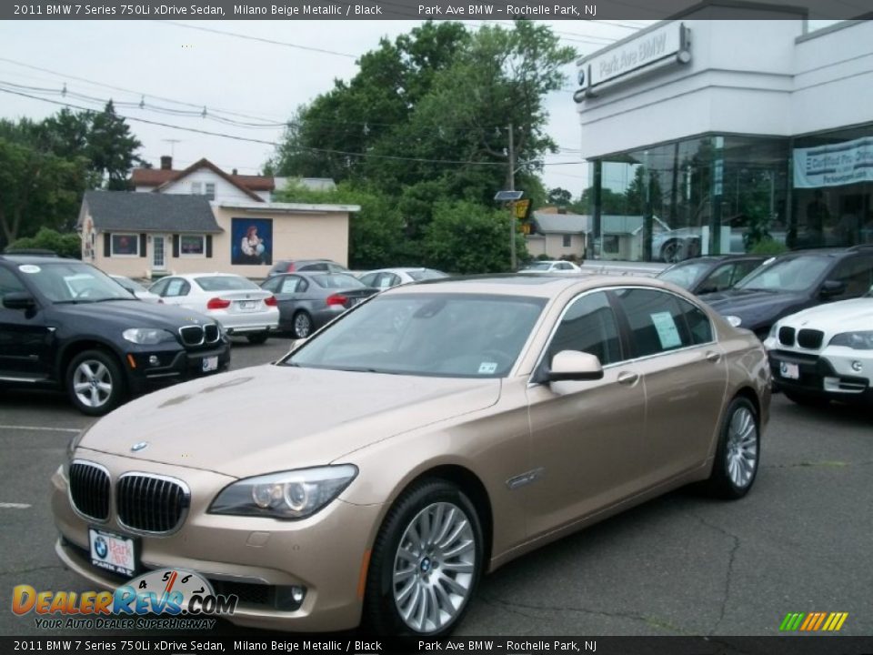 2011 BMW 7 Series 750Li xDrive Sedan Milano Beige Metallic / Black Photo #1