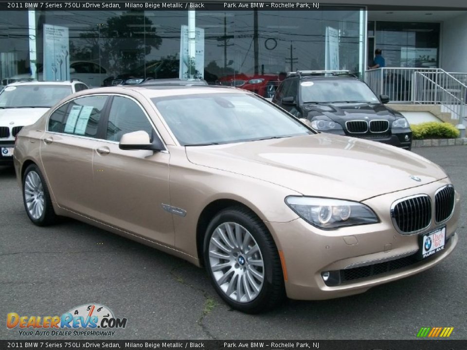 2011 BMW 7 Series 750Li xDrive Sedan Milano Beige Metallic / Black Photo #3