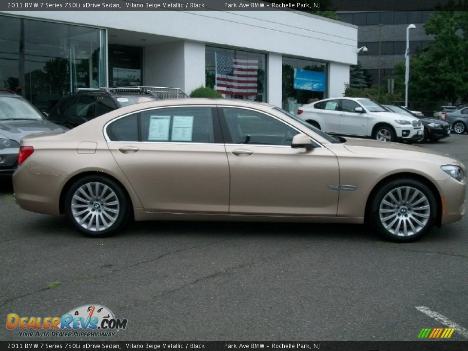 Milano Beige Metallic 2011 BMW 7 Series 750Li xDrive Sedan Photo #4