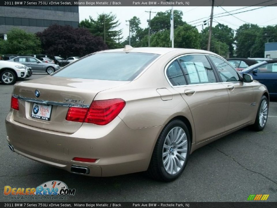 2011 BMW 7 Series 750Li xDrive Sedan Milano Beige Metallic / Black Photo #5