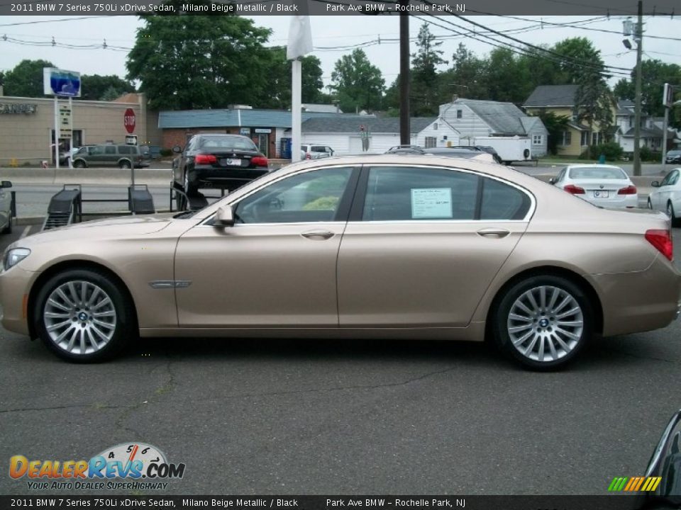 2011 BMW 7 Series 750Li xDrive Sedan Milano Beige Metallic / Black Photo #8
