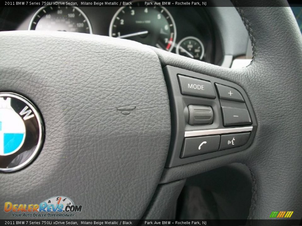 Controls of 2011 BMW 7 Series 750Li xDrive Sedan Photo #16