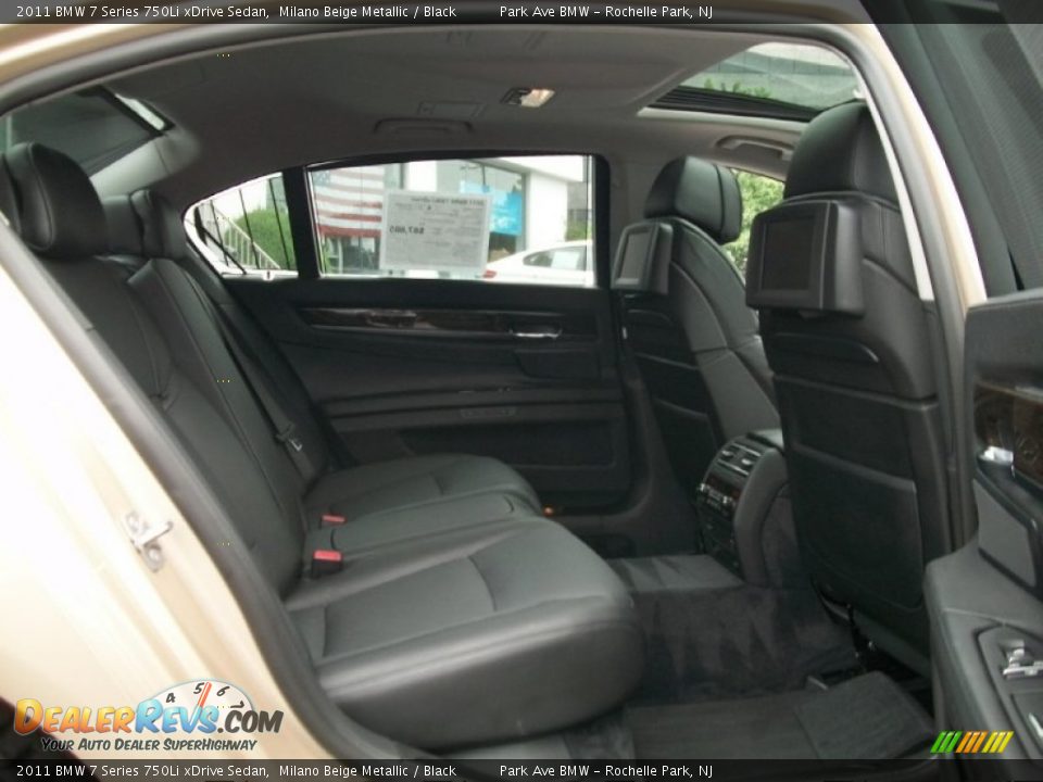 Black Interior - 2011 BMW 7 Series 750Li xDrive Sedan Photo #24