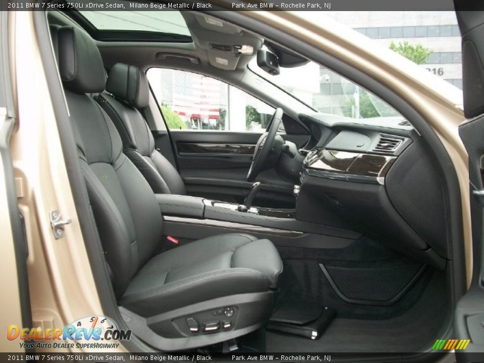 Black Interior - 2011 BMW 7 Series 750Li xDrive Sedan Photo #27