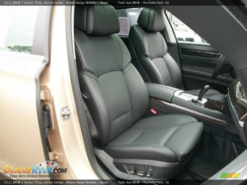 Black Interior - 2011 BMW 7 Series 750Li xDrive Sedan Photo #28