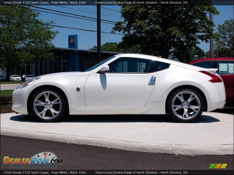 Pearl White 2009 Nissan 370Z Sport Coupe Photo #2