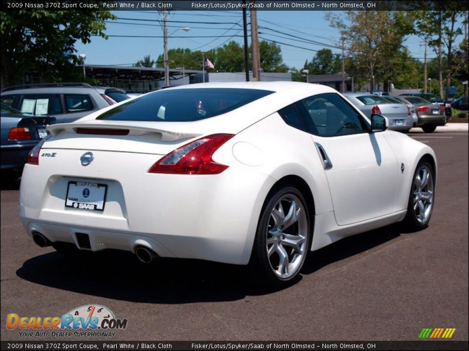 Pearl White 2009 Nissan 370Z Sport Coupe Photo #4