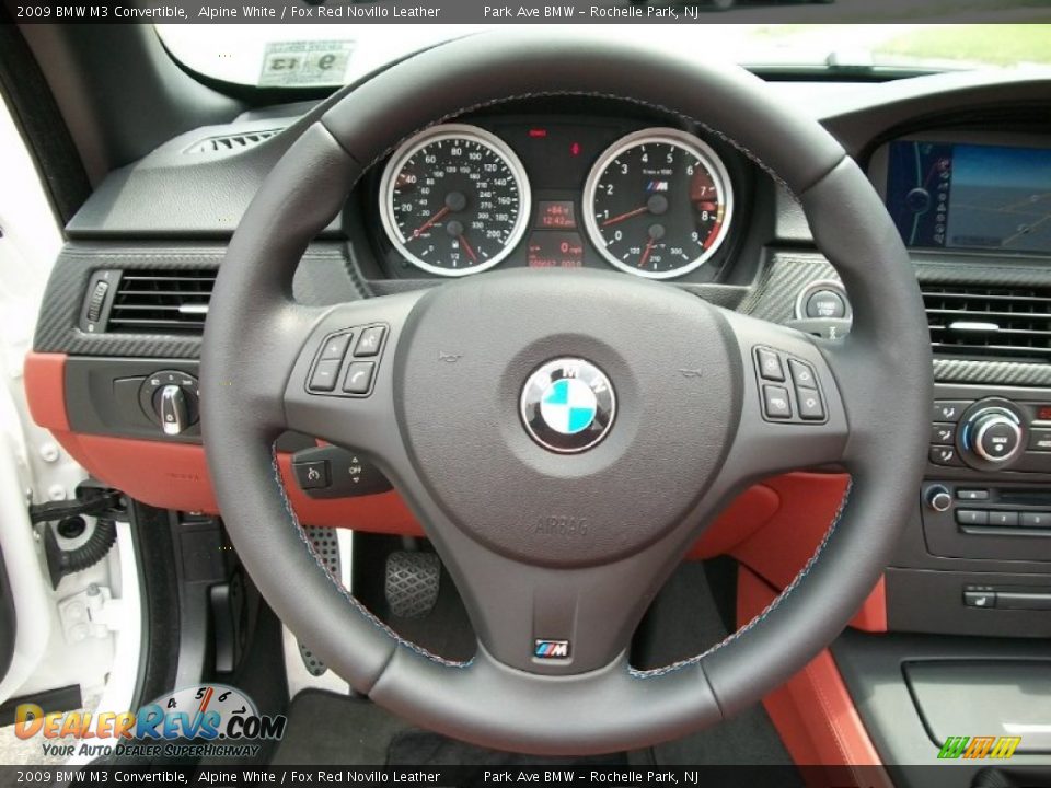 2009 BMW M3 Convertible Steering Wheel Photo #14