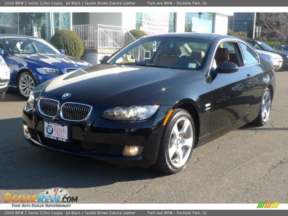 2009 BMW 3 Series 328xi Coupe Jet Black / Saddle Brown Dakota Leather Photo #1