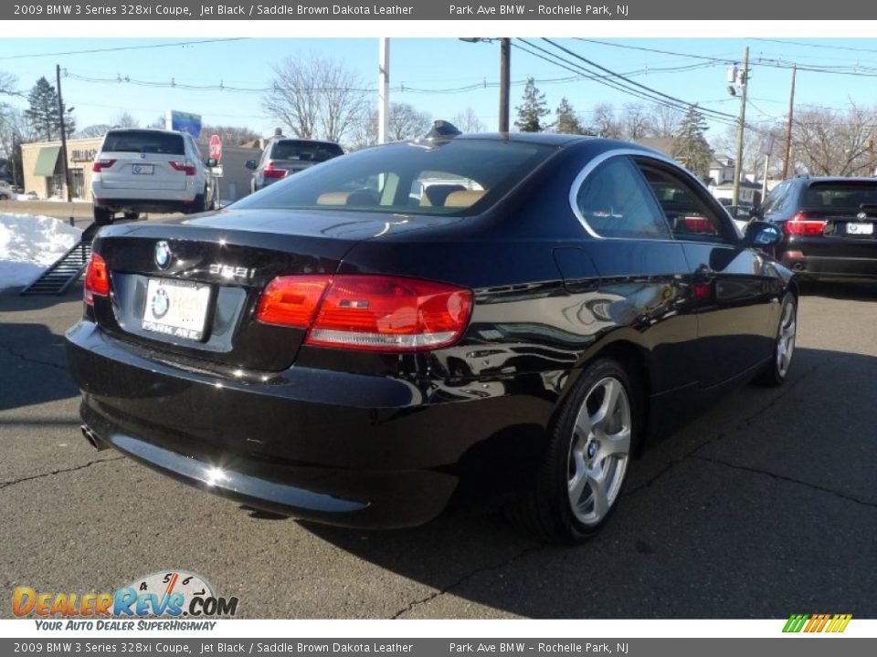2009 BMW 3 Series 328xi Coupe Jet Black / Saddle Brown Dakota Leather Photo #2
