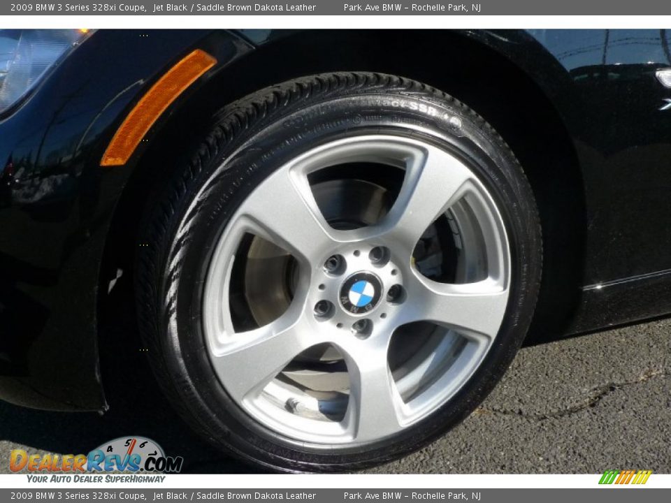 2009 BMW 3 Series 328xi Coupe Jet Black / Saddle Brown Dakota Leather Photo #4