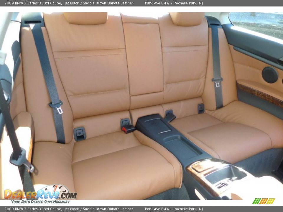 2009 BMW 3 Series 328xi Coupe Jet Black / Saddle Brown Dakota Leather Photo #7