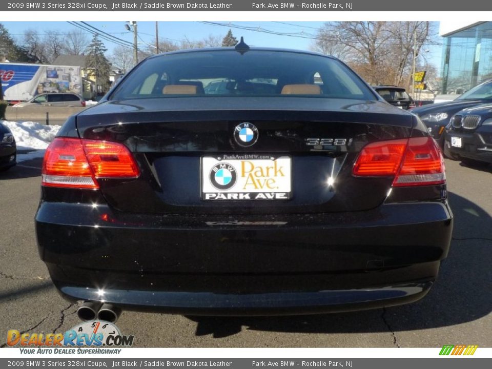 2009 BMW 3 Series 328xi Coupe Jet Black / Saddle Brown Dakota Leather Photo #10