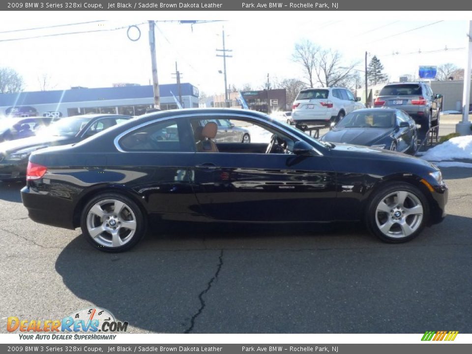2009 BMW 3 Series 328xi Coupe Jet Black / Saddle Brown Dakota Leather Photo #12