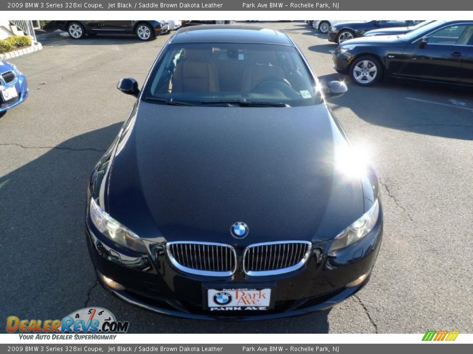2009 BMW 3 Series 328xi Coupe Jet Black / Saddle Brown Dakota Leather Photo #14