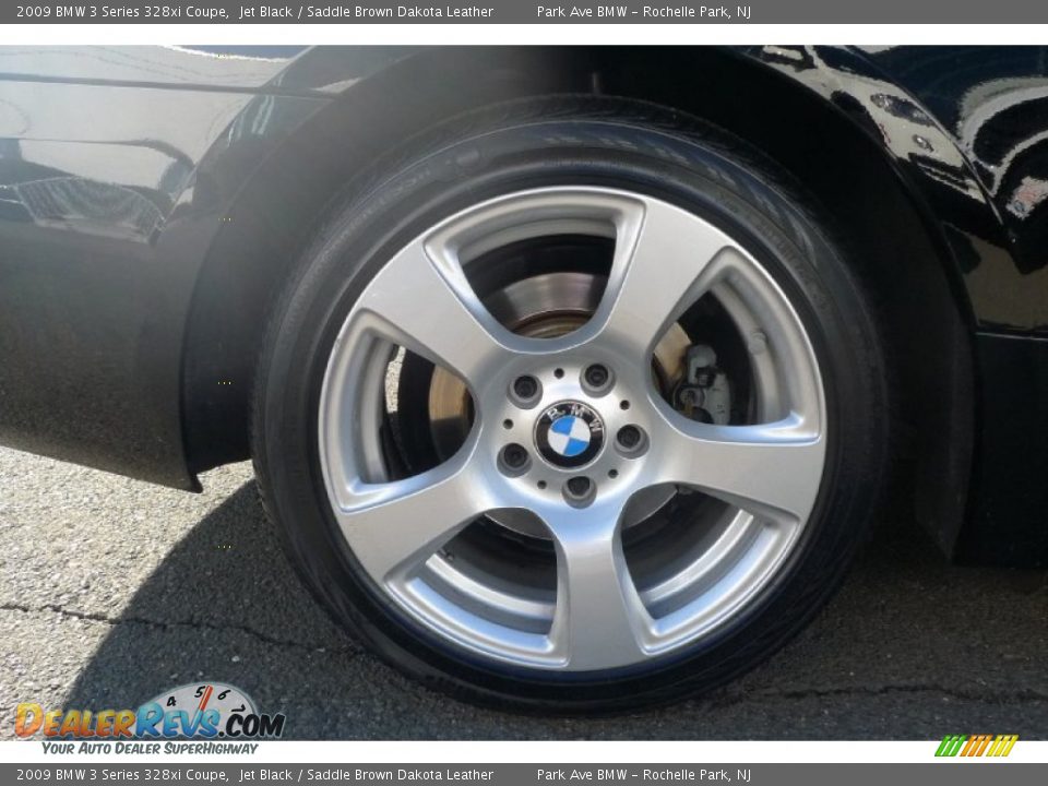 2009 BMW 3 Series 328xi Coupe Jet Black / Saddle Brown Dakota Leather Photo #17