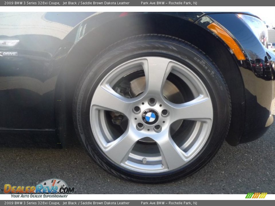 2009 BMW 3 Series 328xi Coupe Jet Black / Saddle Brown Dakota Leather Photo #19
