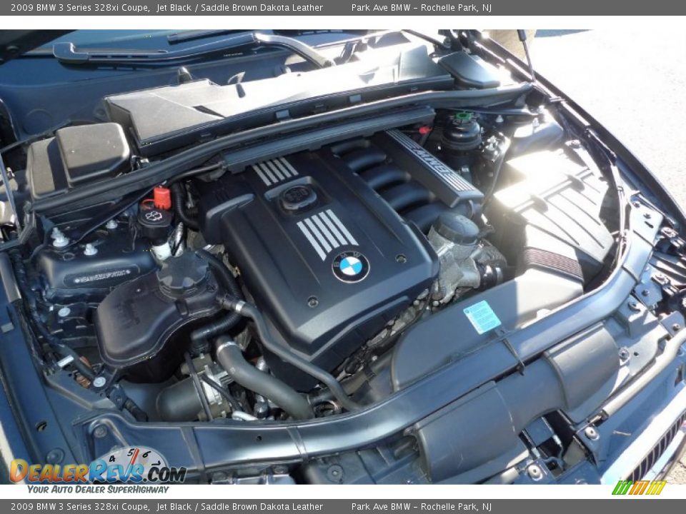 2009 BMW 3 Series 328xi Coupe Jet Black / Saddle Brown Dakota Leather Photo #21