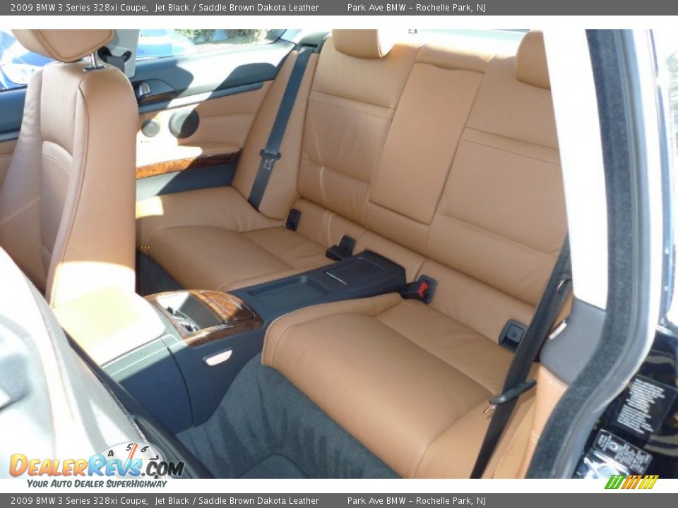 2009 BMW 3 Series 328xi Coupe Jet Black / Saddle Brown Dakota Leather Photo #28