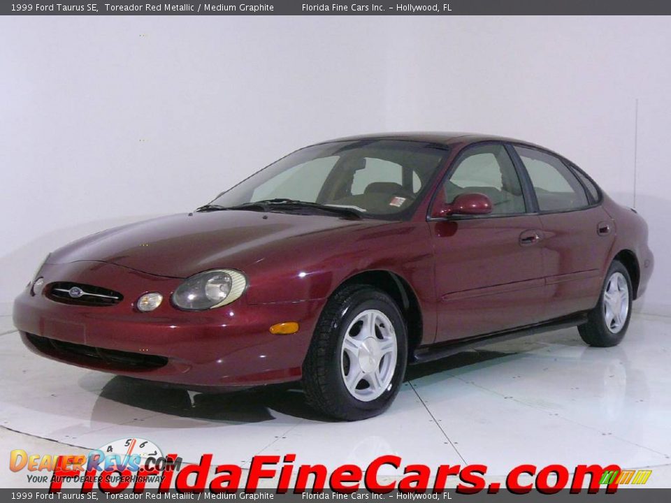 1999 Ford Taurus SE Toreador Red Metallic / Medium Graphite Photo #1