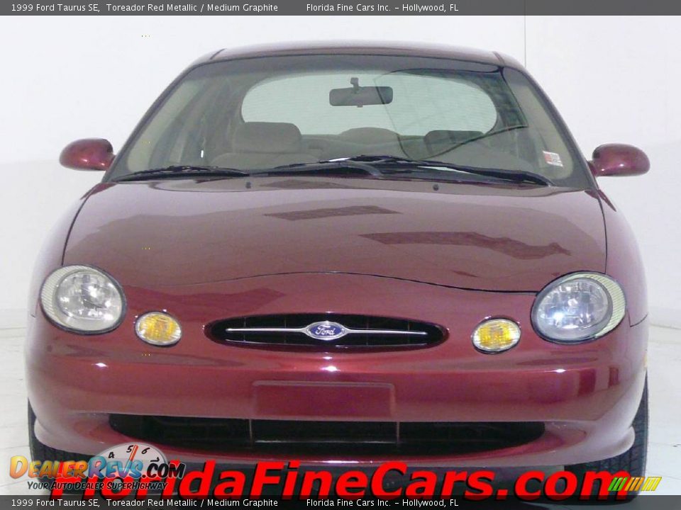 1999 Ford Taurus SE Toreador Red Metallic / Medium Graphite Photo #5