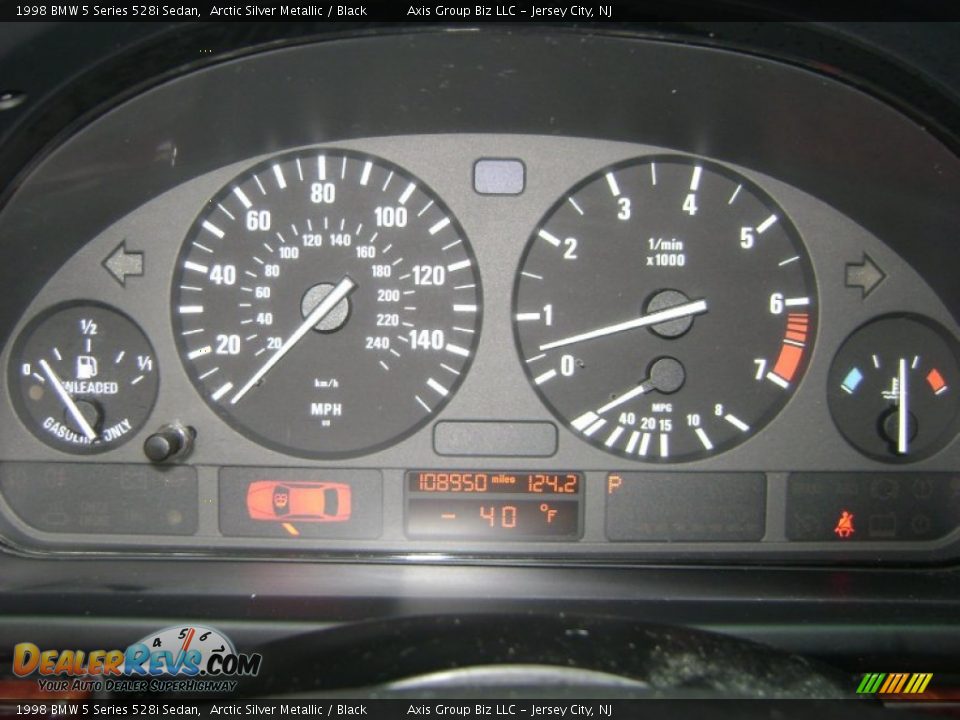1998 BMW 5 Series 528i Sedan Gauges Photo #11