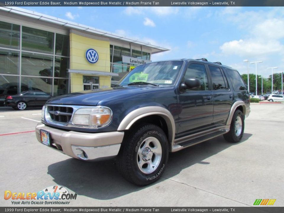 1999 Ford Explorer Eddie Bauer Medium Wedgewood Blue Metallic / Medium Prairie Tan Photo #1