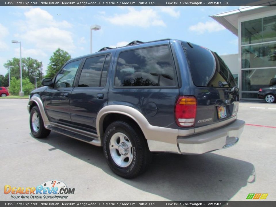 1999 Ford Explorer Eddie Bauer Medium Wedgewood Blue Metallic / Medium Prairie Tan Photo #3