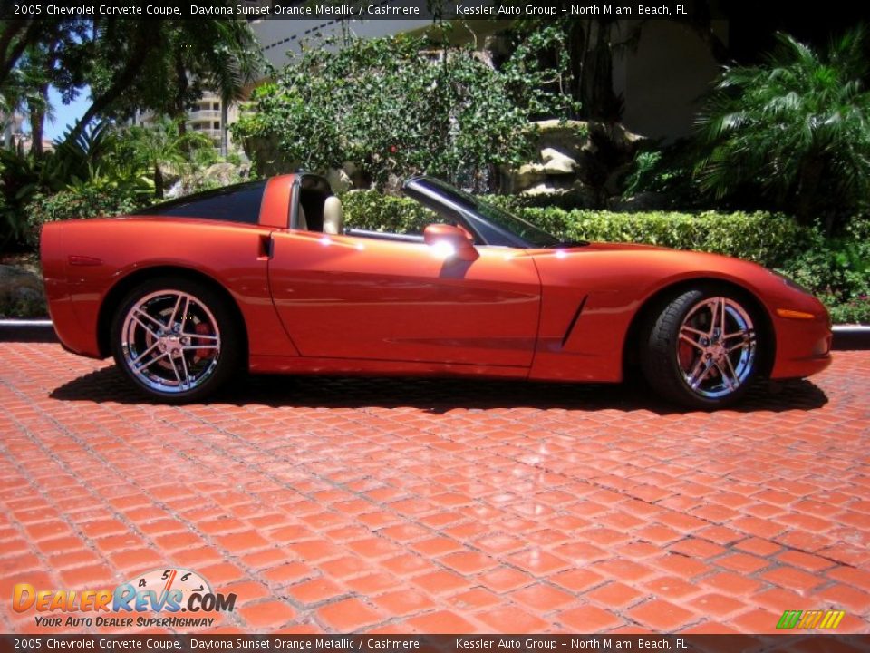 Daytona Sunset Orange Metallic 2005 Chevrolet Corvette Coupe Photo #5