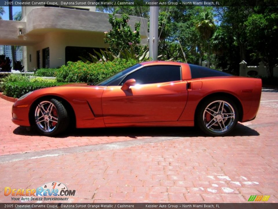 Daytona Sunset Orange Metallic 2005 Chevrolet Corvette Coupe Photo #6