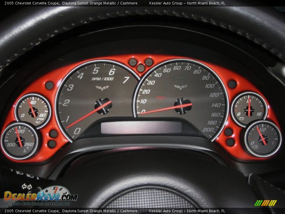 2005 Chevrolet Corvette Coupe Gauges Photo #25